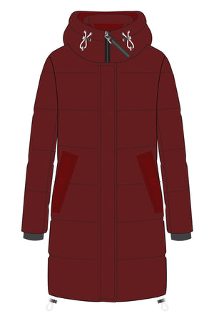 HOODED MAXI PUFFER