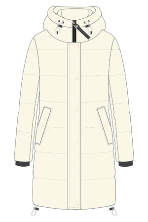 HOODED MAXI PUFFER