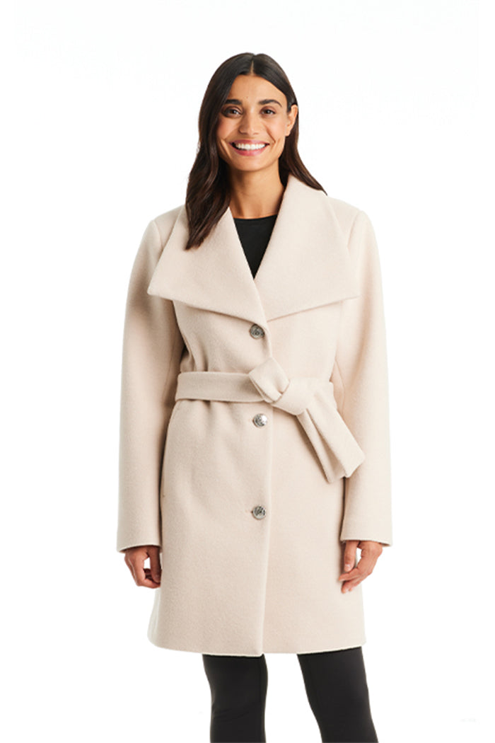 PLUSH TWILL COAT