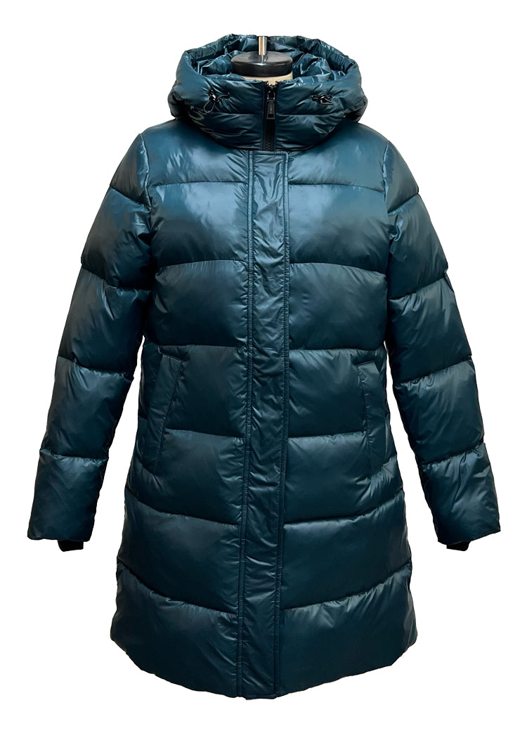 HOODED MAXI PUFFER