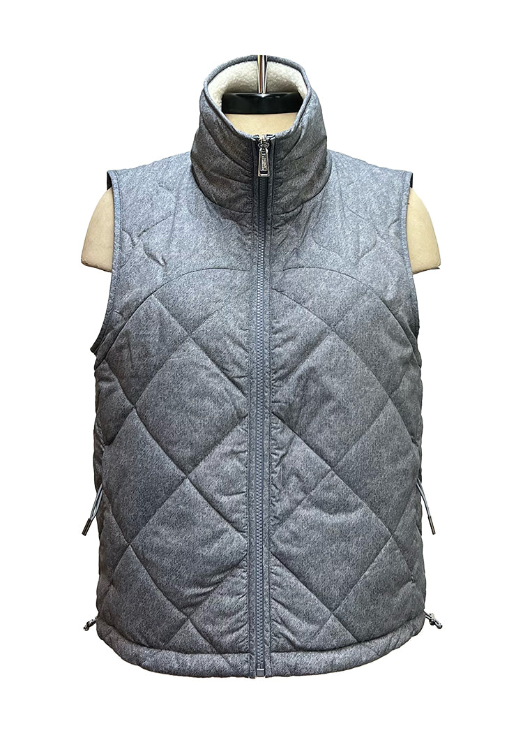 REVERSIBLE LIGHT WEIGHT QUILTED VEST